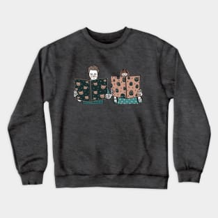 You and Me on a Lazy Sunday Morning Crewneck Sweatshirt